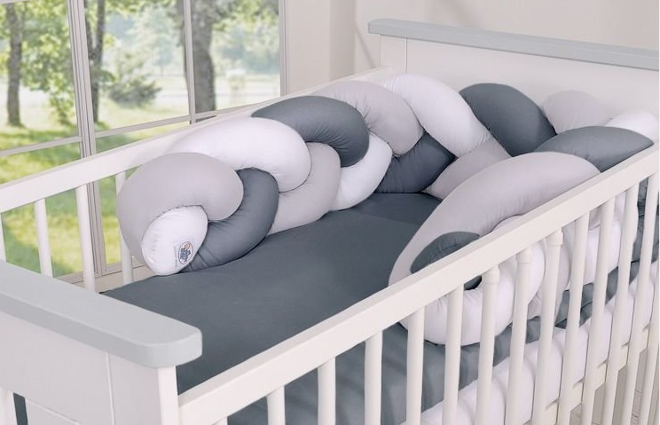 TWIST Tresse tour de lit bébé protection multifonctions 200 cm Vert -  Literie et meubles chambre bébé - Puériculture - Enfants, jouets et jeux